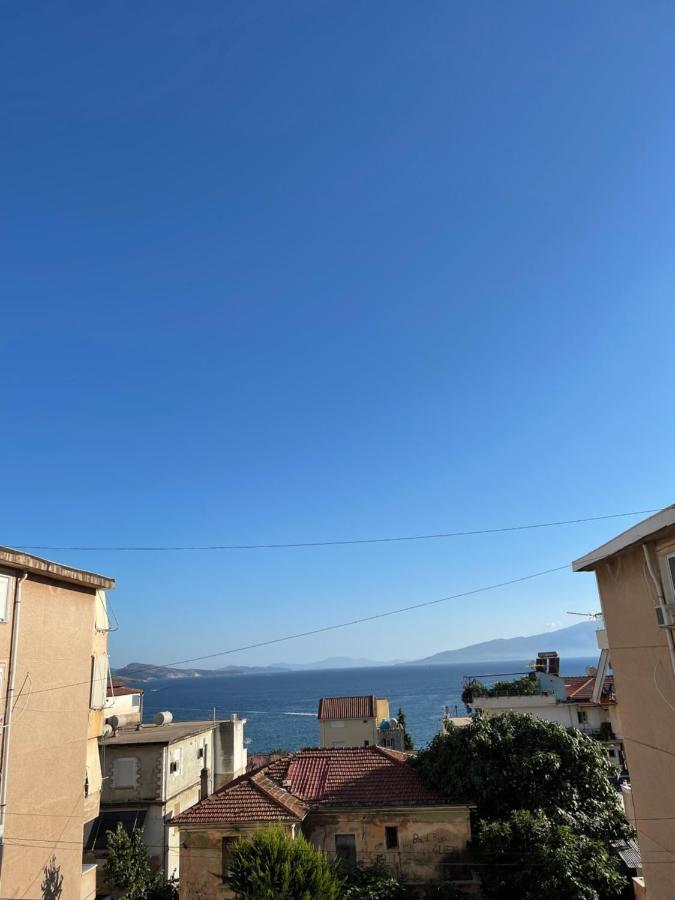 Alpha Lux Apartment Sarande Bagian luar foto